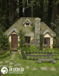 不敢相信的美景 童話般的林間小屋