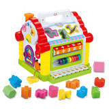 匯樂739趣味小屋最佳嬰幼兒學前玩具 早教益智玩具積木 電子琴 經典產品:“一歲半寶寶,非常喜歡這個玩具。雖然還不會填合適的動物到正確的位置,但是后來發現如何按住發聲的按鈕,所.” - 京東