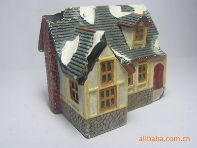 【供應樹脂圣誕屋 半透明樹脂小屋】價格,廠家,圖片,塑料、樹脂工藝品,廣州市順馳貿易-