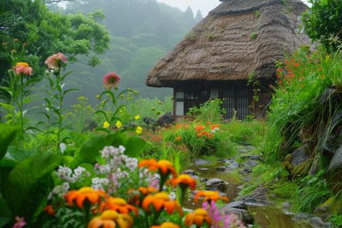春天農村小屋圖片 攝影圖 下載至來源處