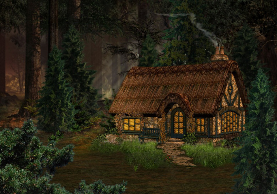 童話城堡H5背景圖